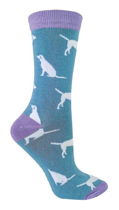 MISS SPARROW - Ladies Novelty Doggy Soft Bambus Atmungsaktive Socken - Image 1