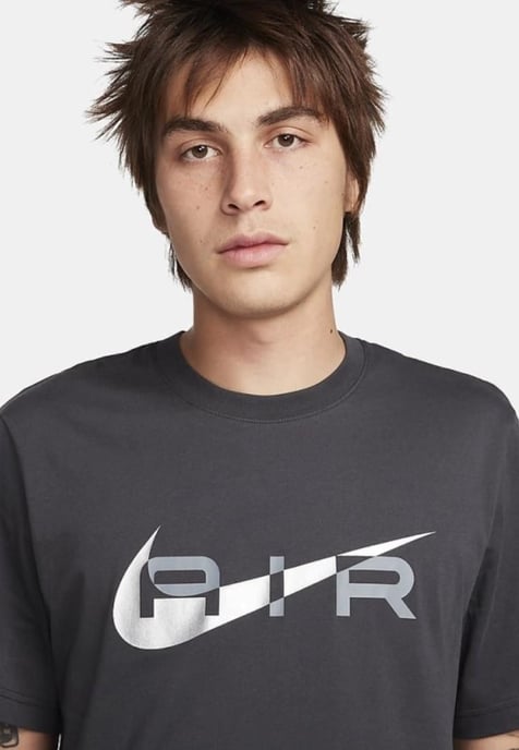 Nike Air Herren Grafik-T-Shirt in Holzkohle - Image 3