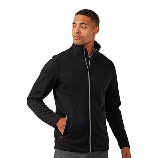 Premier Mens Sustainable Sweat Jacket (Schwarz) - Image 3