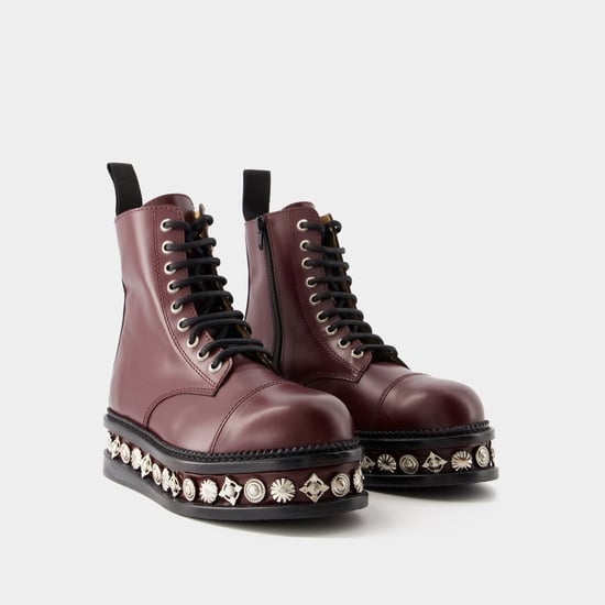 Stiefeletten Aj1287 - Toga Pulla - Leder - Bordeaux - Image 1