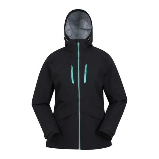 Mountain Warehouse Veste imperméable 3 couches Rhine Extreme Womens/Ladies (Noir) - Image 1