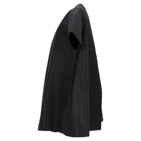 Jil Sander Faltendes Minikleid aus schwarzer Baumwolle - Image 2