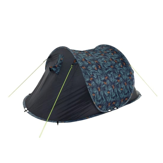 Regatta Malawi Hawaiian 2 Person Pop-Up Tent (Navy/Grey/Orange)