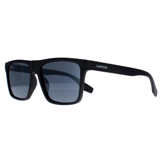 Lunettes de soleil Calvin Klein CK20521S 001 noir mat et miroir gunmetal - Image 2