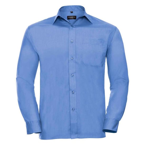 Russell Collection - Formelles Hemd Pflegeleicht für Herren Langärmlig (Business-Blau) - Image 1