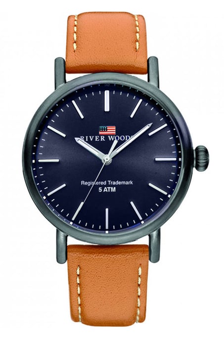 River Woods Hudson Braun Herren Armbanduhr RW420031 - Image 1