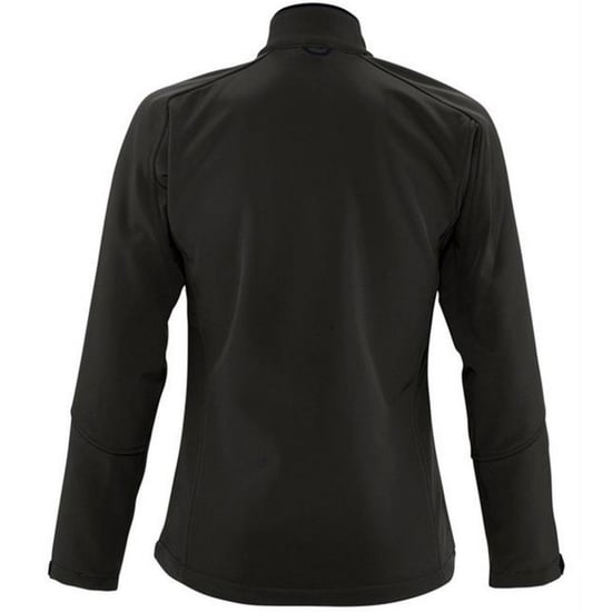SOLS Womens/Ladies Roxy Soft Shell Jacket (atmungsaktiv, winddicht und wasserabweisend) (Schwarz) - Image 3