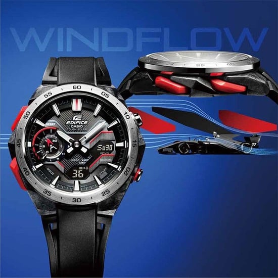 Casio Edifice Herren Schwarz Uhr ECB-2200P-1AEF - Image 4