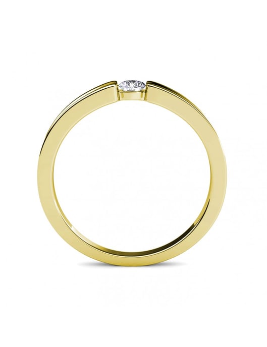 Simplicity Ring - Gold und Kristall - Image 5