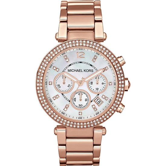 Damenuhr der Marke Michael Kors in der Farbe Bronze. Die Uhr ist aus rostfreiem Stahl gefertigt. Das Armband ist aus Edelstahl gefertigt.  Marke: Michael KorsModellname: MK5491Kategorie: DamenarmbanduhrMaterialien: EdelstahlFarbe: Roségold - Image 1