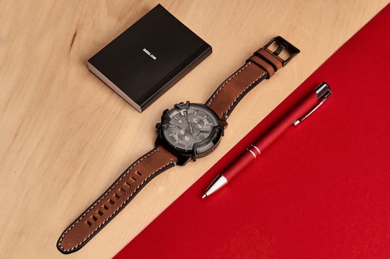 Diesel Griffed Herrenbraun Uhr DZ4569 - Image 4
