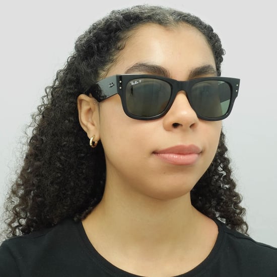 Ray-Ban Square Unisex Poliert Schwarz Grün Polarisiert RB0840S Mega Wayfarer - Image 5