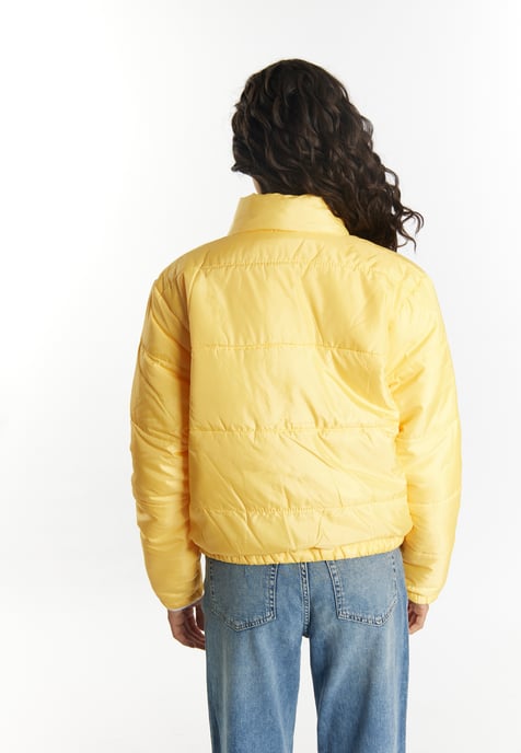 Mymo Leicht wattierte Blousonjacke Damen Höllengelb - Image 4