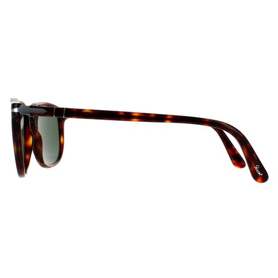Persol Quadratische Herren Sonnenbrille Havanna Grün - Image 3