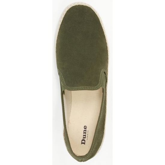 Dune Francisco Wildleder Herren Khaki Turnschuhe - Image 4