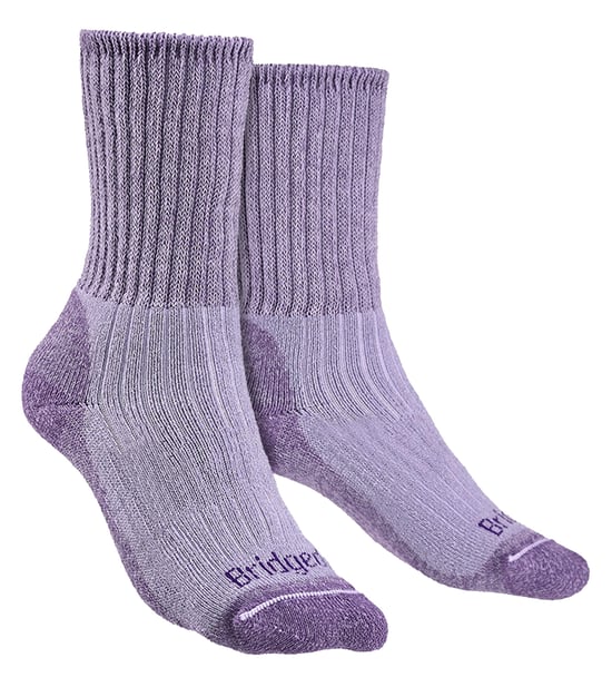 Bridgedale - Damen Wandern Midweight Merinowolle Socken - Violett - Image 1
