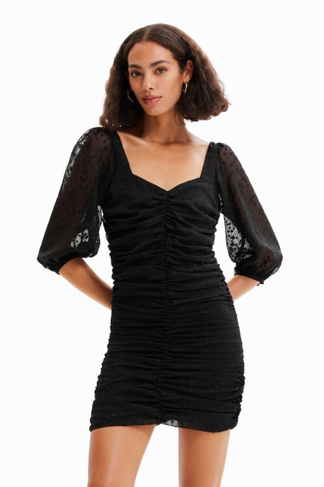 Desigual Damen Schwarz Kleid - Image 3