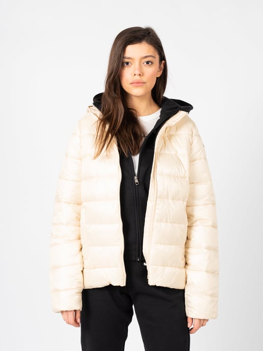 Champion Jacke Down Jacket Damen beige - Image 3