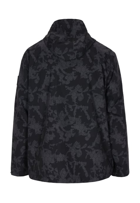 Schmuddelwedda Anorak Herren Dunkelgrau Schwarz Camouflage - Image 4