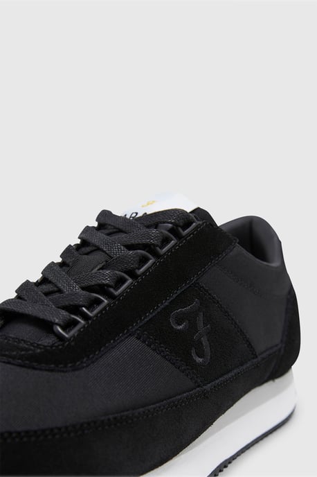 Black 'Darton' Casual Lace Up Trainers