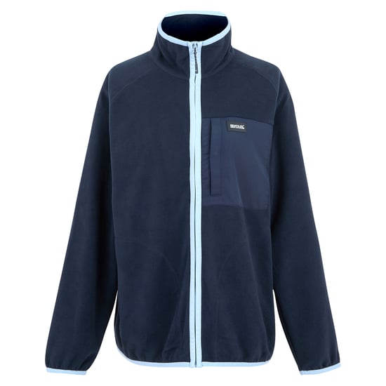 Regatta - "Lilana" Fleecejacke Durchgehender Reißverschluss für Damen (Marineblau/Chambrayblau) - Image 1