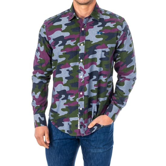 Long sleeve shirt with lapel collar LMC033 man