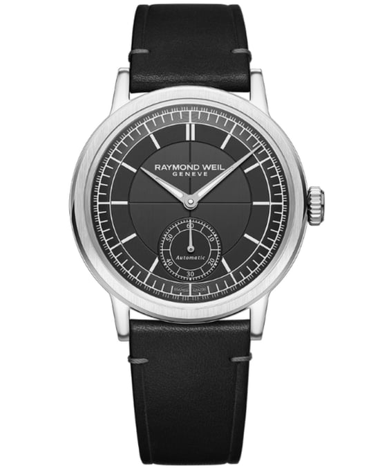 Raymond Weil Millesime Herren Schwarz Uhr 2930-STC-60001 - Image 1