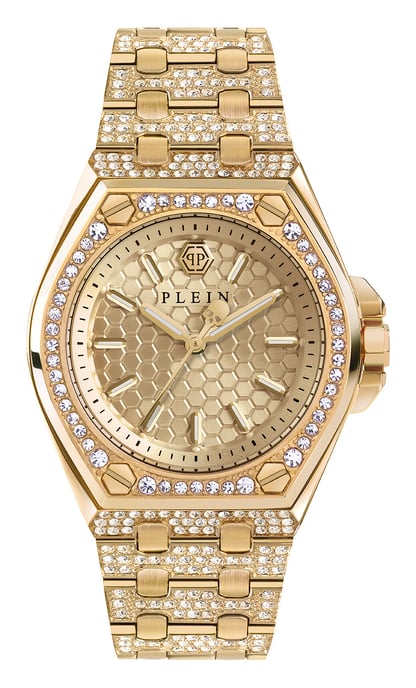 Montre Philipp Plein Plein Extreme Lady Pour Femmes Doré PWJAA0822 - Image 1