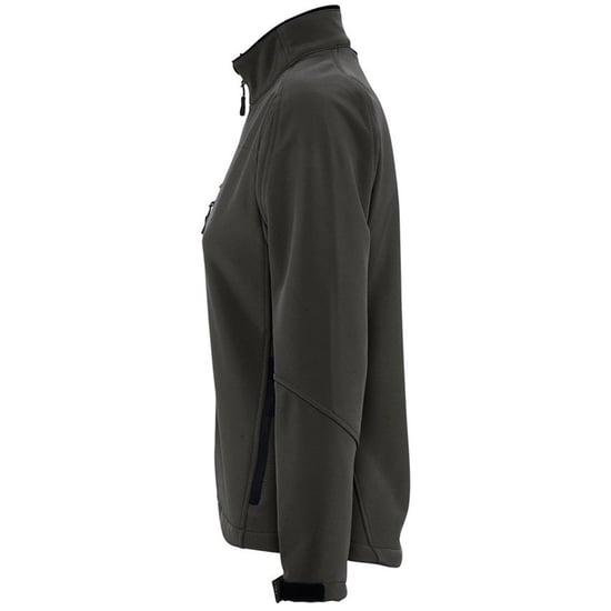 SOLS Womens/Ladies Roxy Soft Shell Jacket (atmungsaktiv, winddicht und wasserabweisend) (Charcoal) - Image 4
