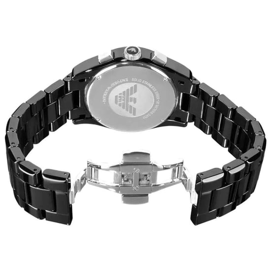 Emporio Armani AR1455 Ceramica Damen Kristalluhr - Image 4