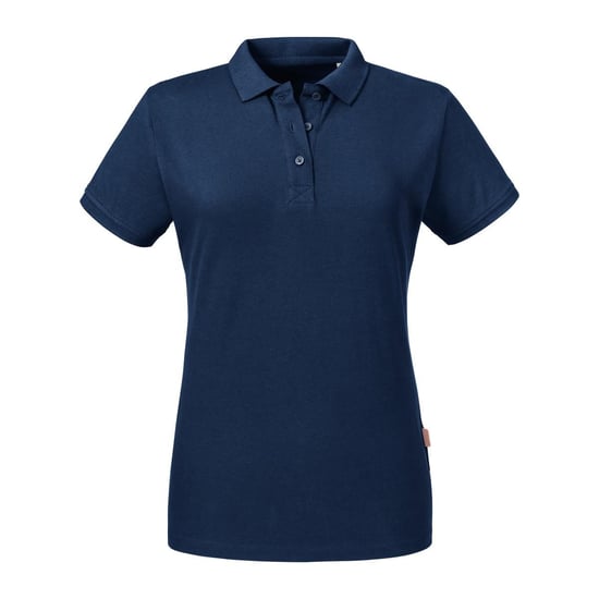 Russell - Poloshirt, Baumwolle aus biologischem Anbau für Damen (Marineblau) - Image 1