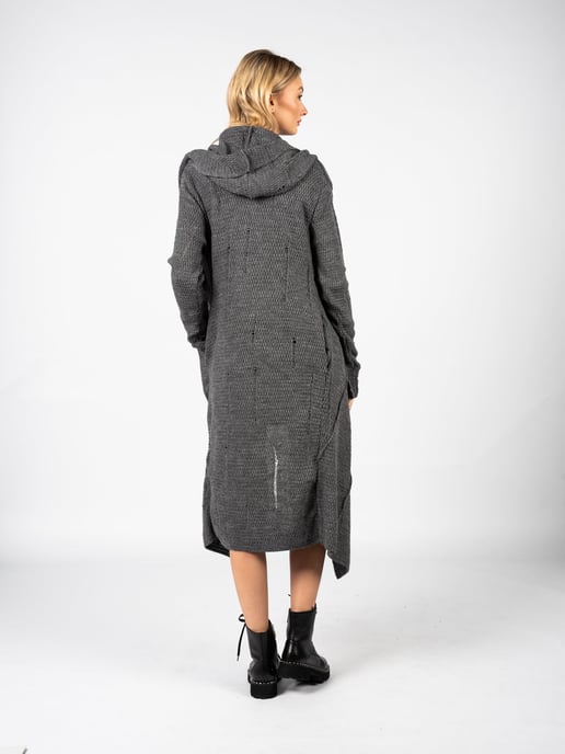 La Haine Inside Us Cardigan Unisex Woman's Grey