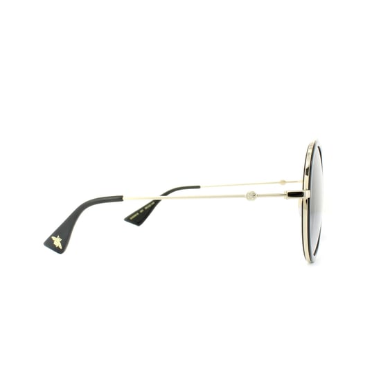 Gucci Sonnenbrille GG0061S 001 Schwarz Gold Grau Gradient - Image 4