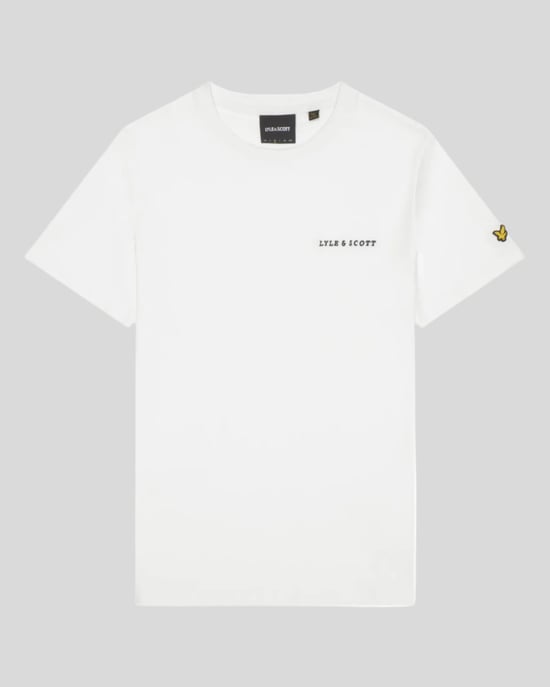 Lyle & Scott Embroidered T-Shirt White