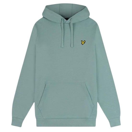 Lyle & Scott Brand Logo Schieferblauer Kapuzenpullover - Image 1