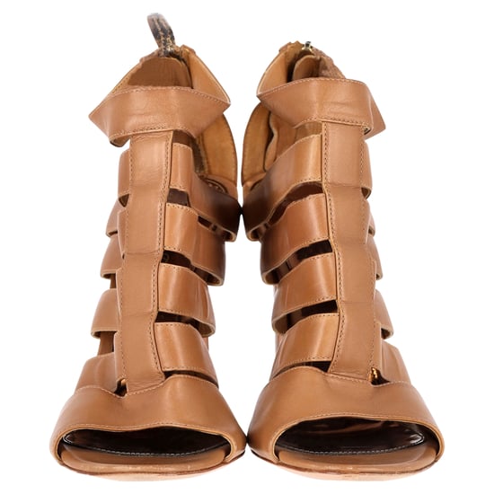 Gianvito Rossi Gladiator High Heel Sandalen aus braunem Leder - Image 3