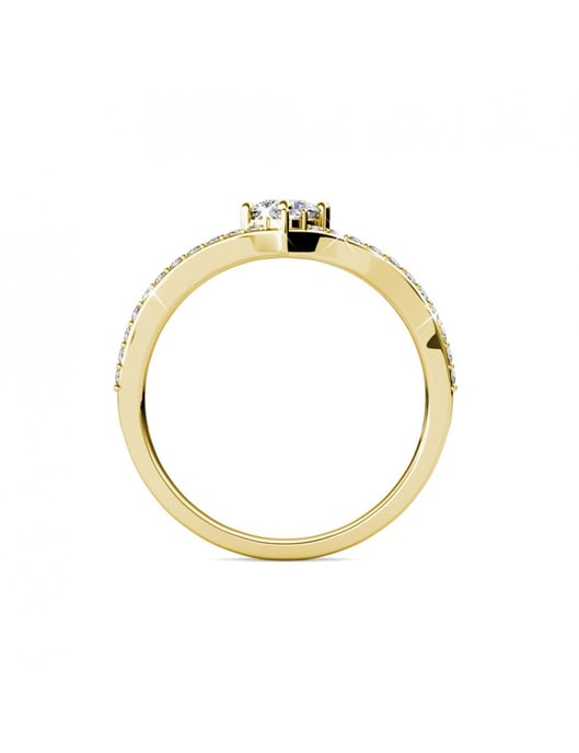 Zinnia Ring - Gold und Kristall - Image 5
