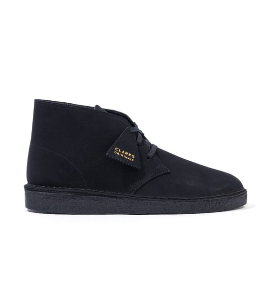 Kaufen Sie Clarks Originals Desert Coal Wildleder Herrenschuhe In Schwarz - Image 1