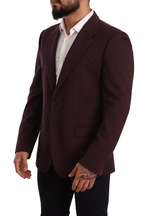 Dolce & Gabbana Herren Lila Baumwolle Slim Blazer Jacke - Image 2