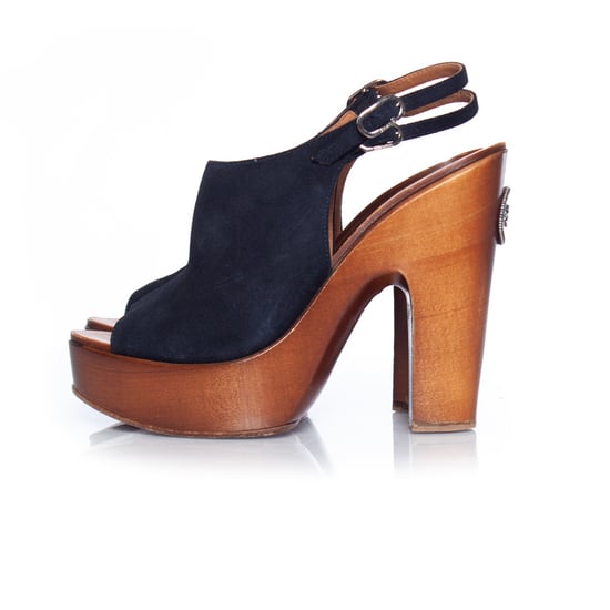 Holzplattform-Peep-Toe-Clogs - Image 2