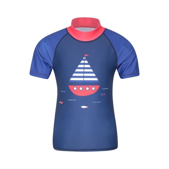 Mountain Warehouse Childrens/Kids Short-Sleeved Rash Guard (Kobaltblau) - Image 1