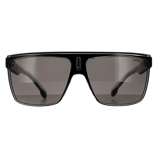 Carrera Shield Unisex Schwarz Kristall Grau Polarisierte Sonnenbrille - Image 1