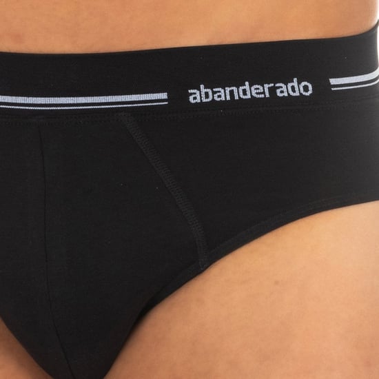 Men's anatomical front breathable fabric brief A077H