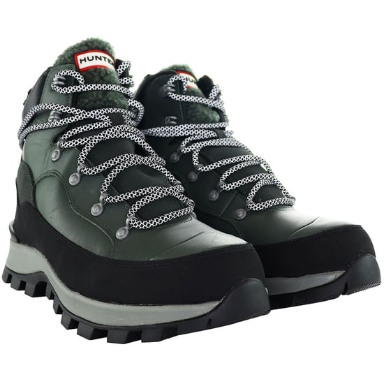 Hunter Explorer Herrenstiefel in Grün/Schwarz - Image 1