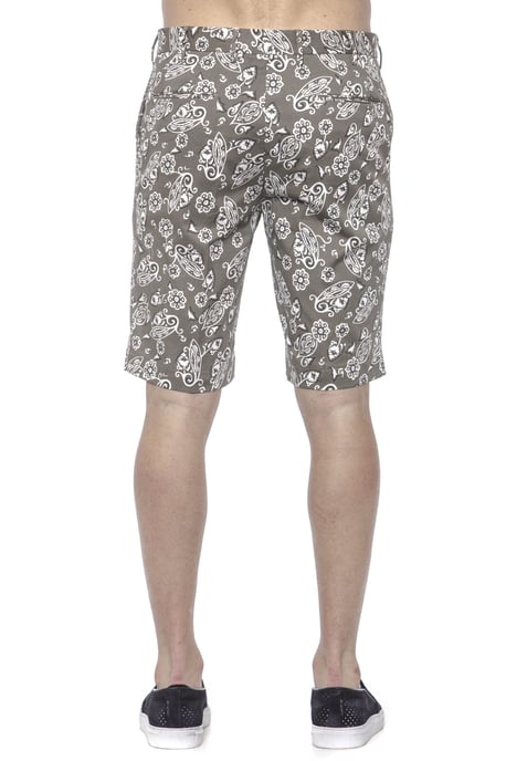 PT Torino Men's Green Cotton Short