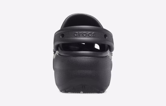 Crocs Damen Classic Plattform Clog Schwarz - Image 3