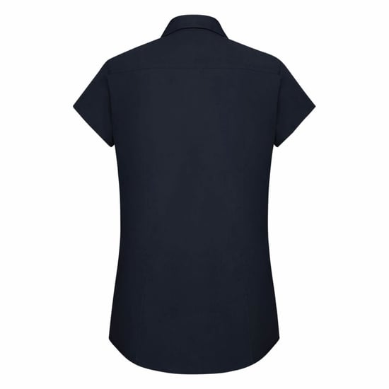 Russell Collection - Bluse mit Ärmeln - Damen (Marineblau) - Image 2