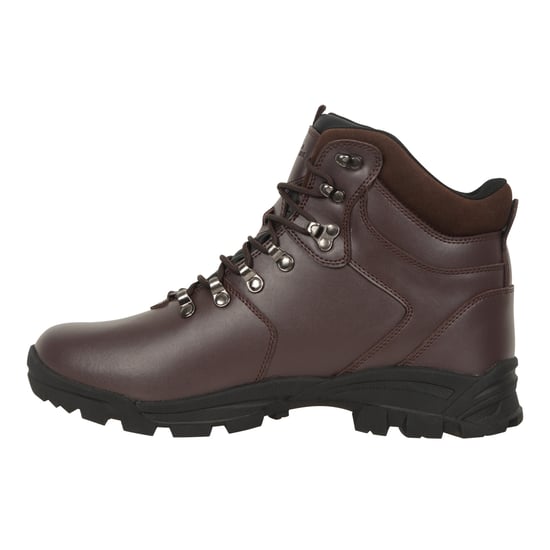 Mountain Warehouse Mens Latitude II Extreme Leather Waterproof Walking Boots (Brown)