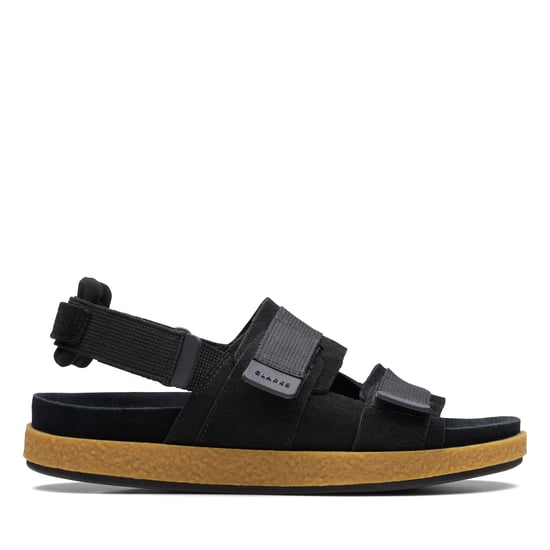 Men's Clarks Originals Overleigh Tor Sandals in Black - Image 1