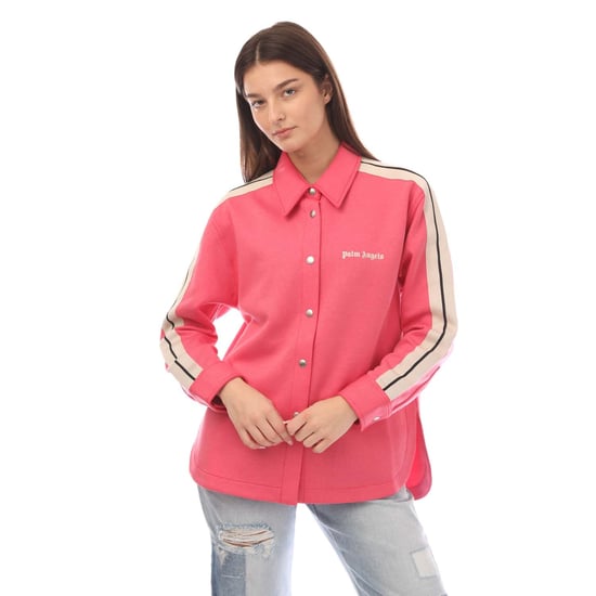 Women's Palm Angels Classic Track Shirt in Pink